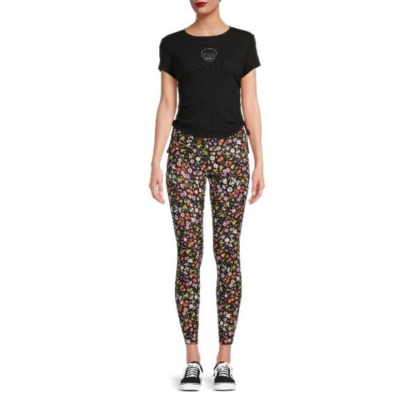 Women’s Junior’s Soft Printed Sueded Ankle Leggings Pants Size 2-Pack L 11/13 - Picture 9 of 11